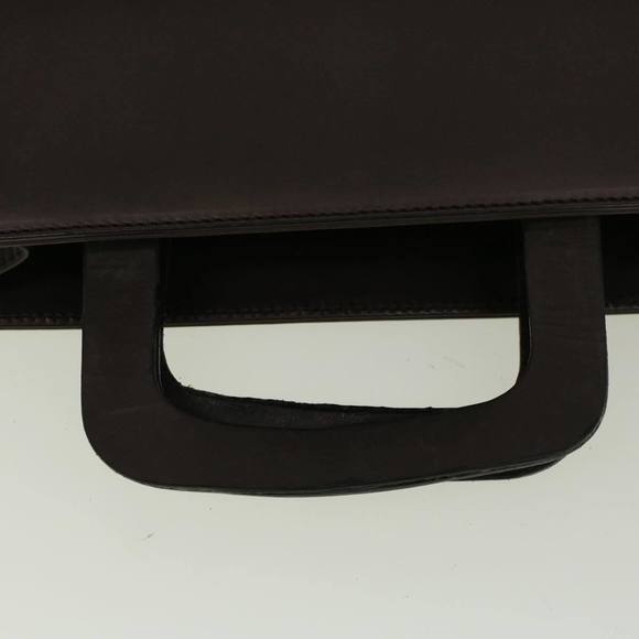 GUCCI Hand Bag Leather 2way Brown 001 2058 1853 6 Auth ac2382 - Picture 7 of 16